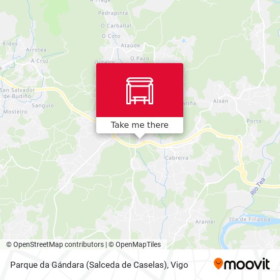 Parque da Gándara (Salceda de Caselas) map