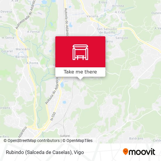 Rubindo (Salceda de Caselas) map