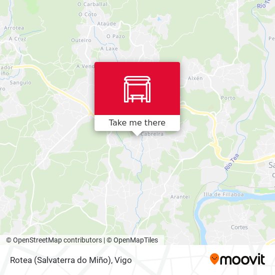 Rotea (Salvaterra do Miño) map
