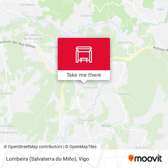 Lombeira (Salvaterra do Miño) map