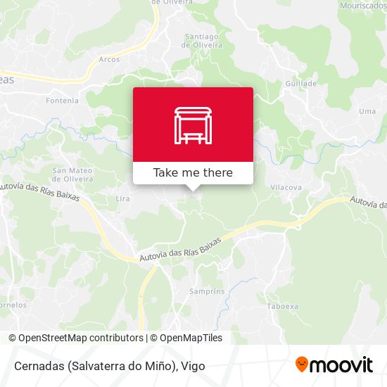 Cernadas (Salvaterra do Miño) map