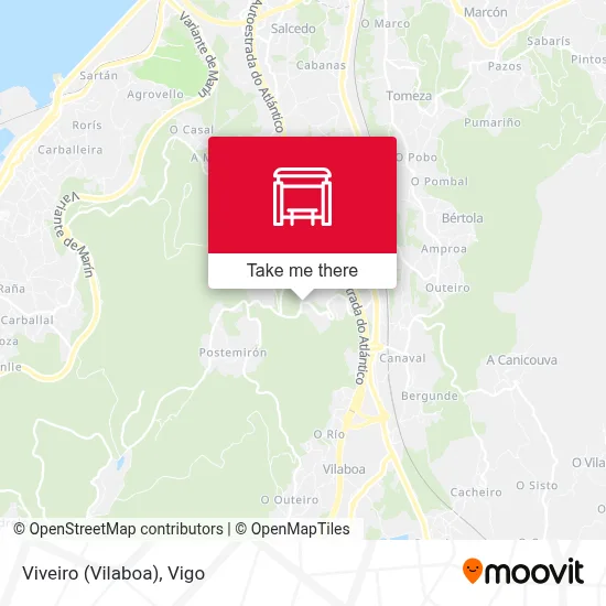 Viveiro (Vilaboa) map