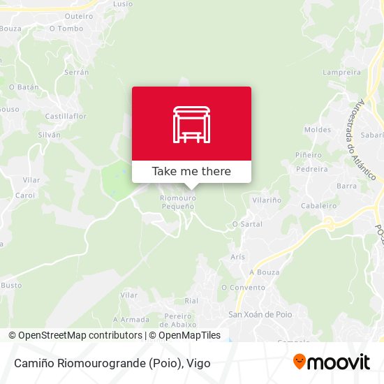 Camiño Riomourogrande (Poio) map
