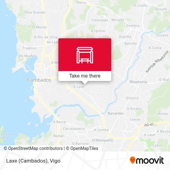 Laxe (Cambados) map