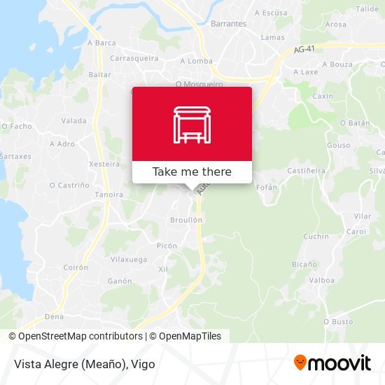 Vista Alegre (Meaño) map