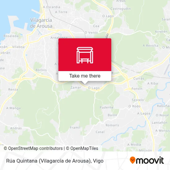 Rúa Quintana (Vilagarcía de Arousa) map
