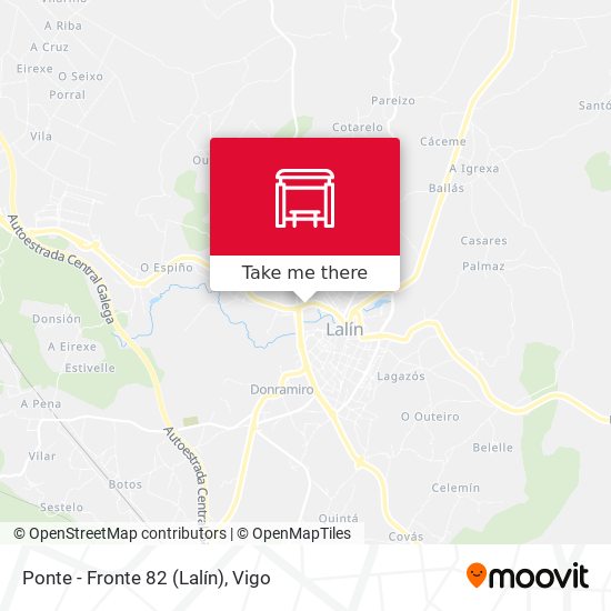 Ponte - Fronte 82 (Lalín) map