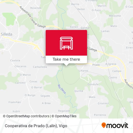 Cooperativa de Prado (Lalín) map