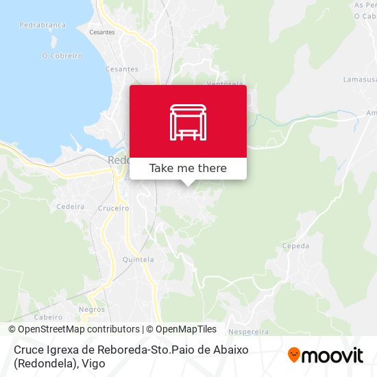 Cruce Igrexa de Reboreda-Sto.Paio de Abaixo (Redondela) map