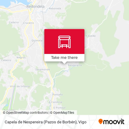 Capela de Nespereira (Pazos de Borbén) map