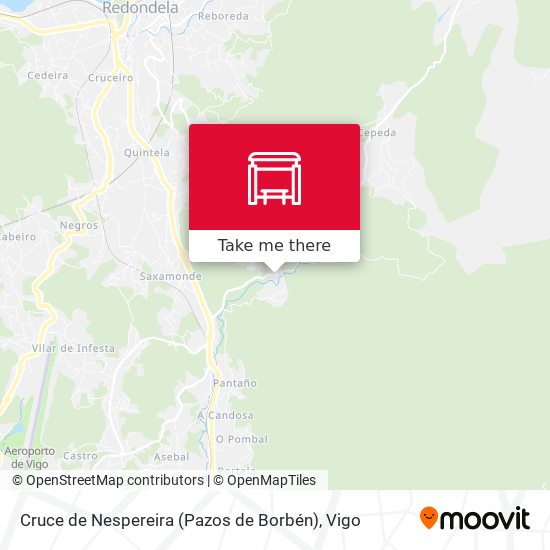 Cruce de Nespereira (Pazos de Borbén) map