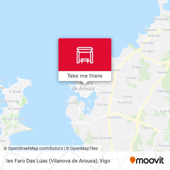 Ies Faro Das Lúas (Vilanova de Arousa) map