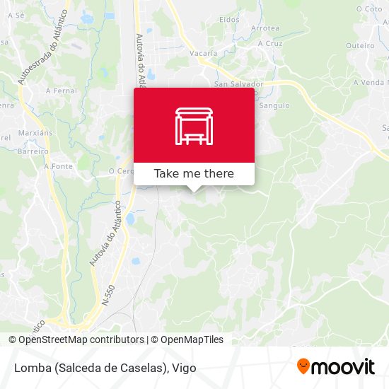 Lomba (Salceda de Caselas) map