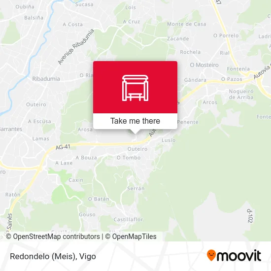 Redondelo (Meis) map