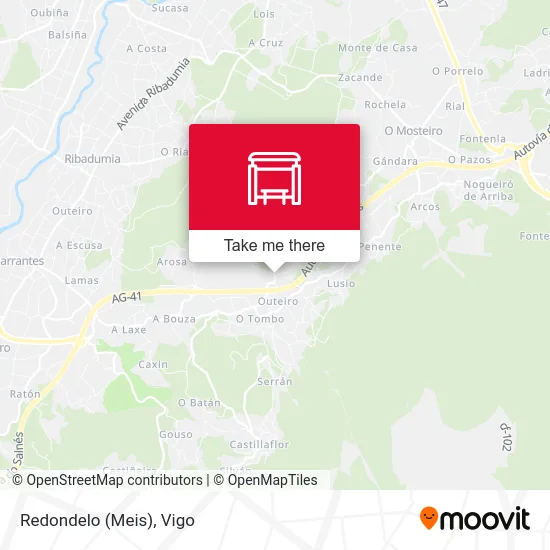 Redondelo (Meis) map
