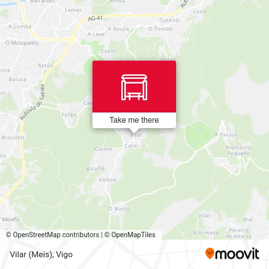 Vilar (Meis) map