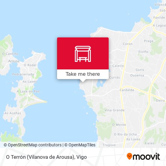 O Terrón (Vilanova de Arousa) map