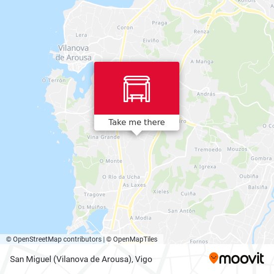 San Miguel (Vilanova de Arousa) map