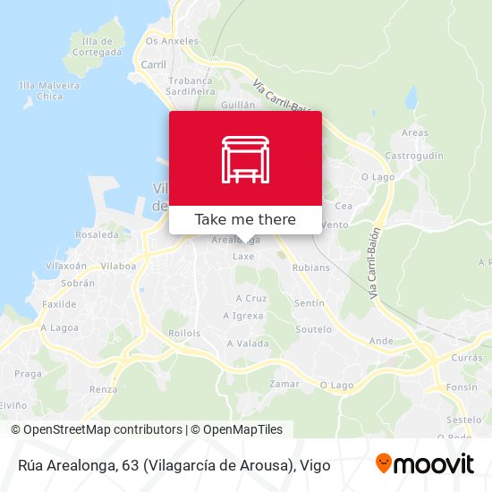 Rúa Arealonga, 63 (Vilagarcía de Arousa) map