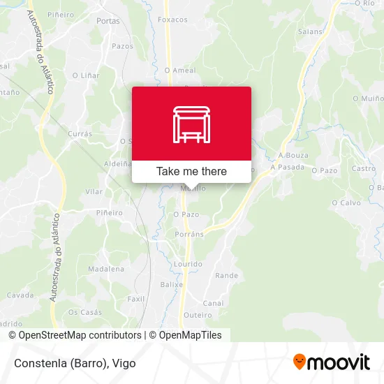 Constenla (Barro) map