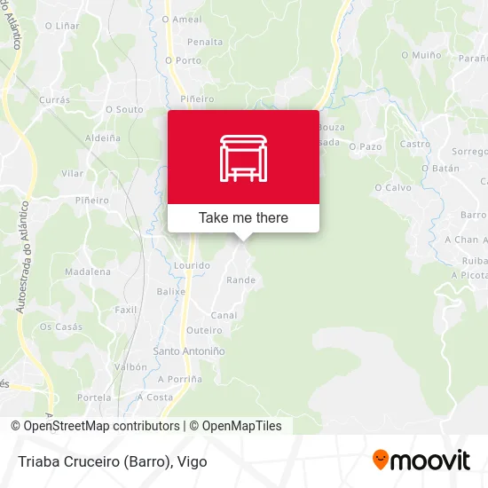 Triaba Cruceiro (Barro) map