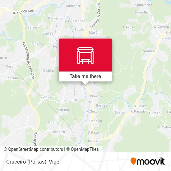 Cruceiro (Portas) map