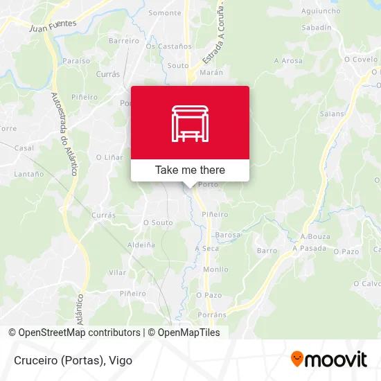 Cruceiro (Portas) map