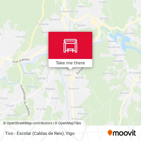 Tivo - Escolar (Caldas de Reis) map