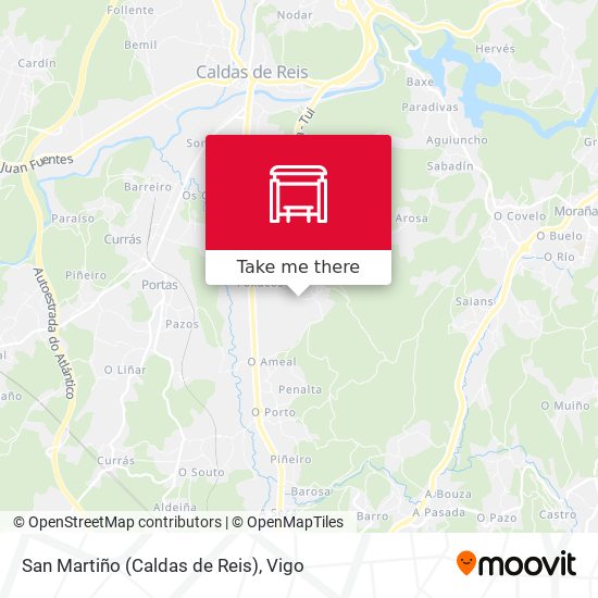 San Martiño (Caldas de Reis) map