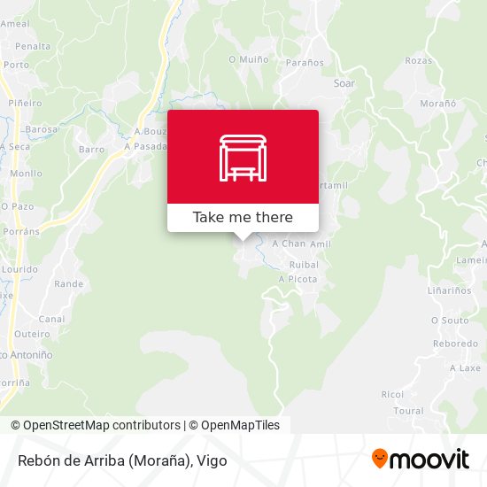 Rebón de Arriba (Moraña) map