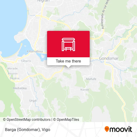 Barga (Gondomar) map