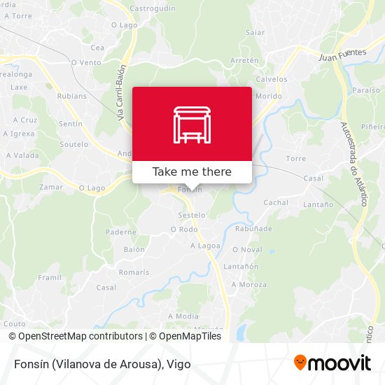 Fonsín (Vilanova de Arousa) map