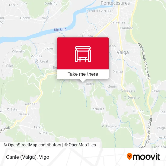 Canle (Valga) map