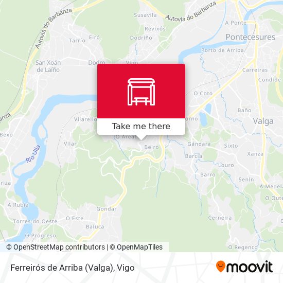 Ferreirós de Arriba (Valga) map
