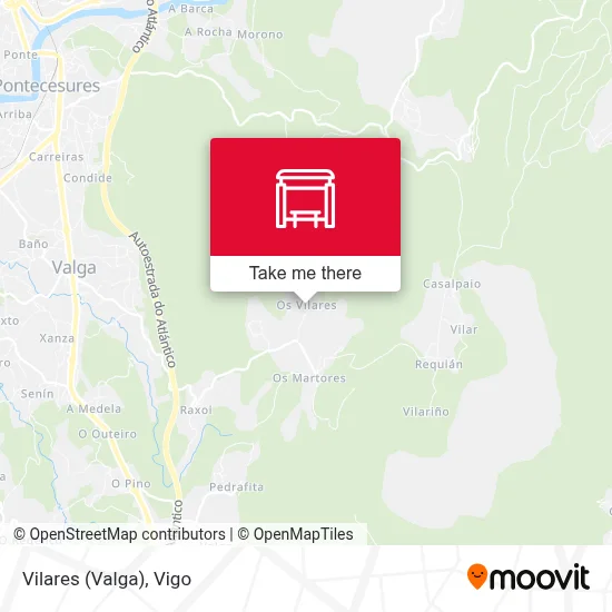 Vilares (Valga) map