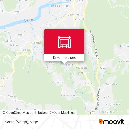 Senín (Valga) map