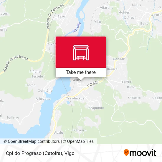 Cpi do Progreso (Catoira) map