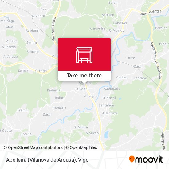 Abelleira (Vilanova de Arousa) map