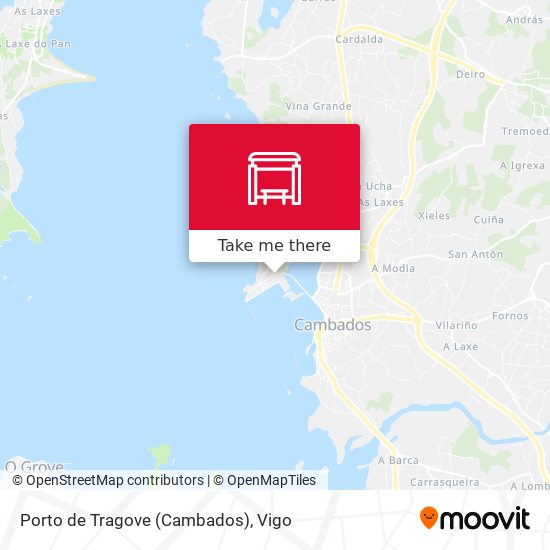 Porto de Tragove (Cambados) map