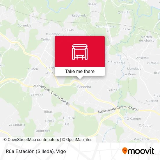 Rúa Estación (Silleda) map