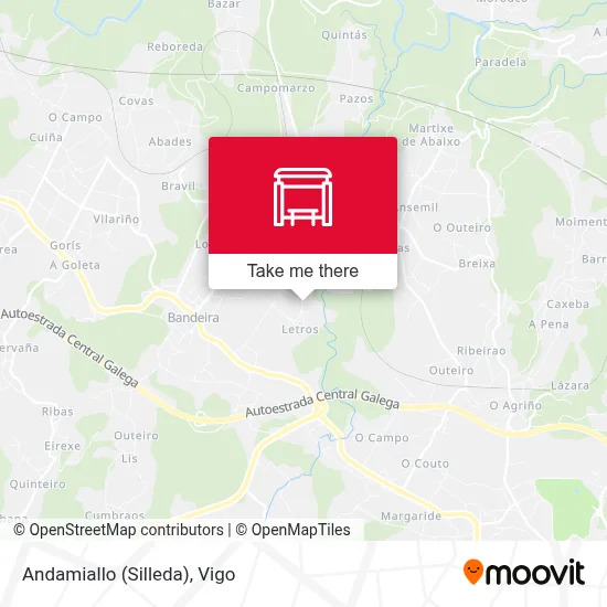 Andamiallo (Silleda) map