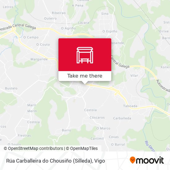 Rúa Carballeira do Chousiño (Silleda) map