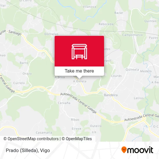 Prado (Silleda) map