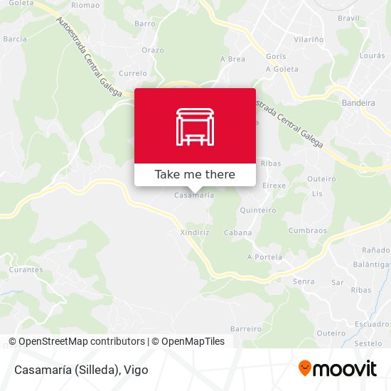 Casamaría (Silleda) map