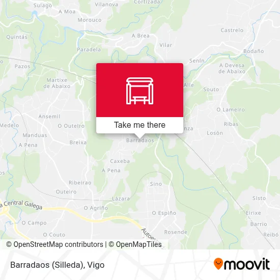 Barradaos (Silleda) map
