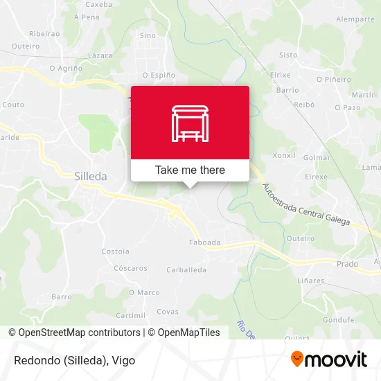 Redondo (Silleda) map