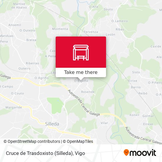 Cruce de Trasdoxisto (Silleda) map