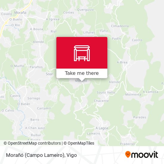 Morañó (Campo Lameiro) map