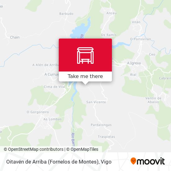 Oitavén de Arriba (Fornelos de Montes) map