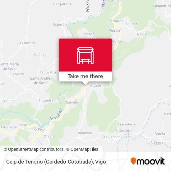 Ceip de Tenorio (Cerdedo-Cotobade) map